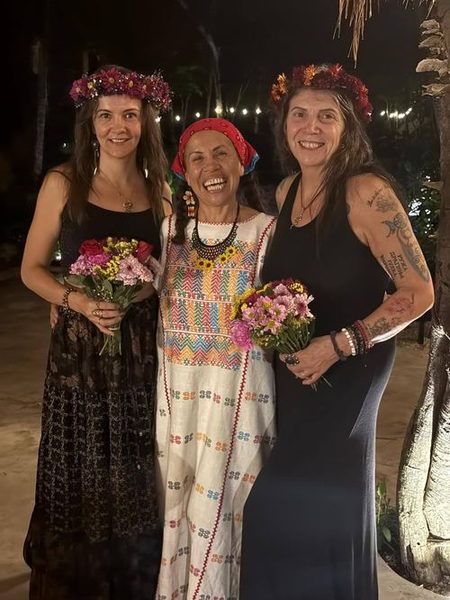 Retreat gathering in Tulum