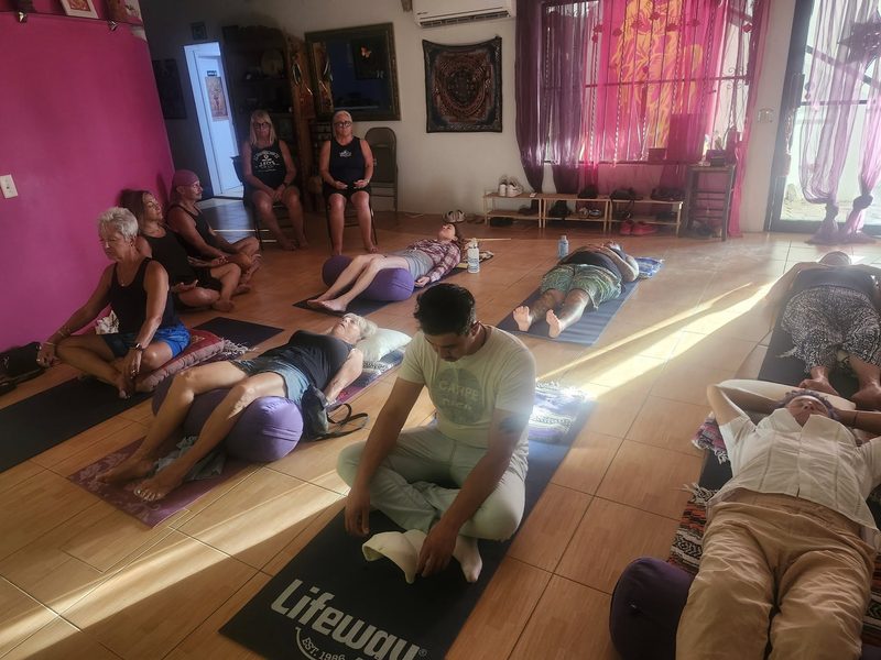 Group healing session at Shakti Rising Healing Space